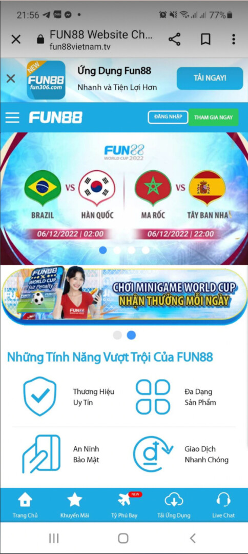 Bấm chọn Tải ứng dụng